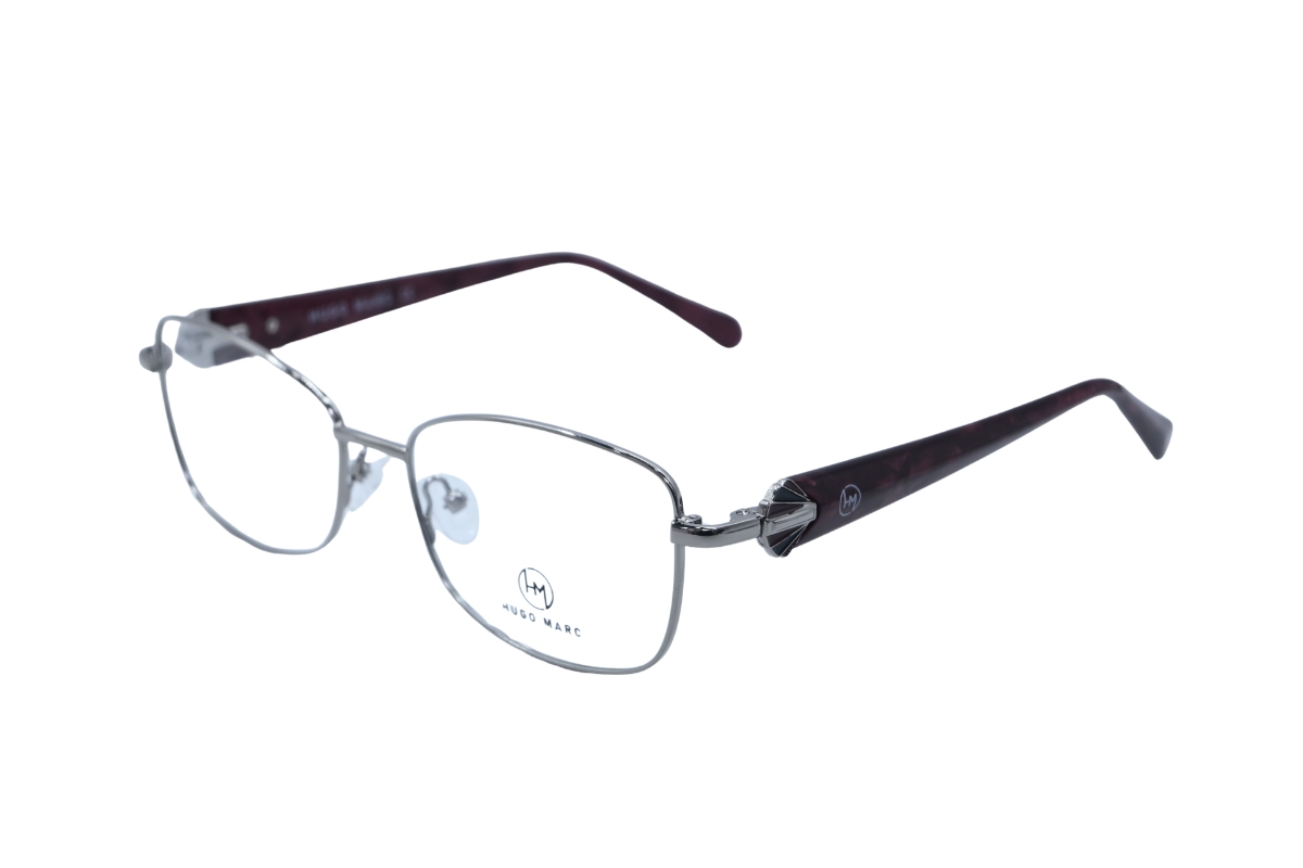 9019 Women Rectangle Metal Eye Frames